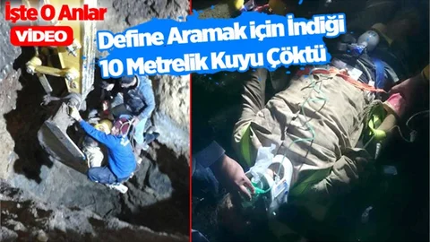 Çamlıyayla'da Define Ararken Göçük Altında Kaldı
