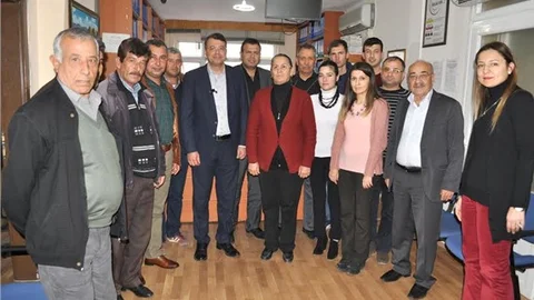 Başkan Turgut, Silifke Ziraat Odası Başkanını Makamında Ziyaret Etti