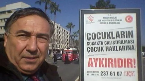 ASP İl Müdürlüğün’den Sokakta Çalışan Çocuklara Karşı  Afişli Uyarı