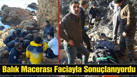 Kayalıklardan Düşen Balıkçı Ağır Yaralandı