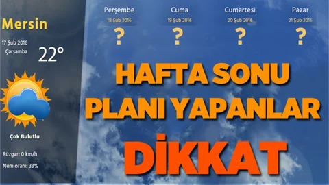 Mersin'de Bahar Havası Bitiyor