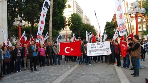 Mersin'de teröre karşı yürüdüler