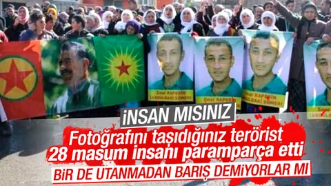 Canlı bombanın taziyesinde HDP şov