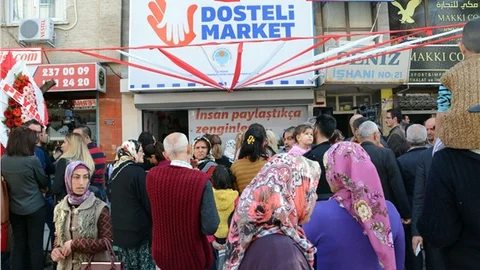 Dosteli Market Açıldı