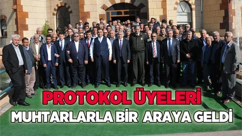 Tarsus Protokolu Muhtarlarla Bir araya Geldi 