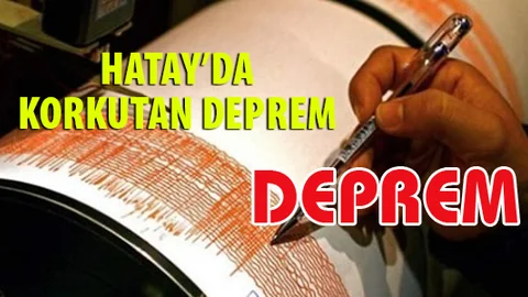 Hatay'da 3.5 Büyüklüğünde Deprem Meydana Geldi,15.54'de Meydana Gelen Deprem Korku Yarattı