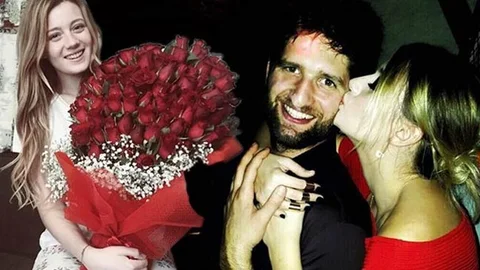 Gizem Karaca'ya Sevgilisinden 100 Gül Sürprizi