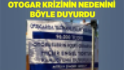 Mersin Otogarında Kriz Devam Ediyor