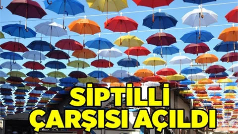 Tarsus’ta Tarihi Siptilli Çarşısı Açıldı 