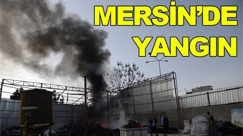 Mersin'de Korkutan Yangın