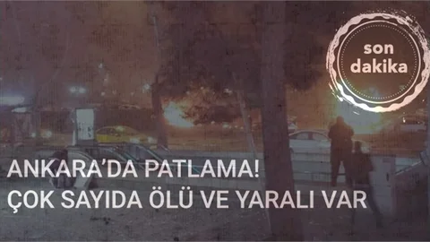 Ülkenin Göbeğinde Patlama, Ankara Patlama Meydana Geldi
