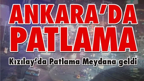 Ankara Patlama Sesiyle Korku ve Acıya Büründü