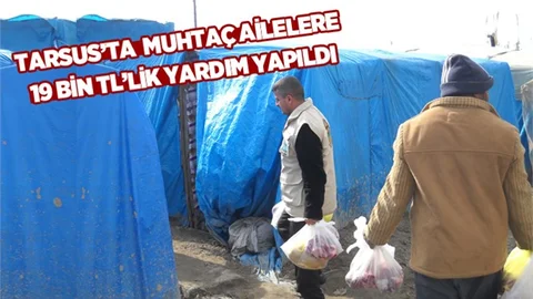 Tarsus’ta  Muhtaç Ailelere 2 Ayda 19 Bin Tl’lik Yardım Yapıldı