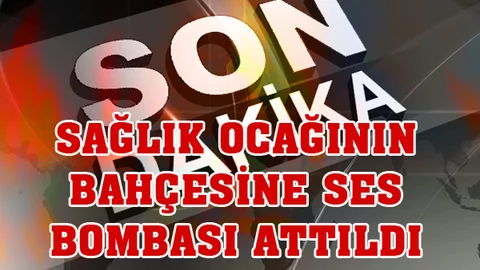 Sağlık Ocağının Bahçesine Ses Bombası Atıldı, Barbaros Mahallesinde Olaylar