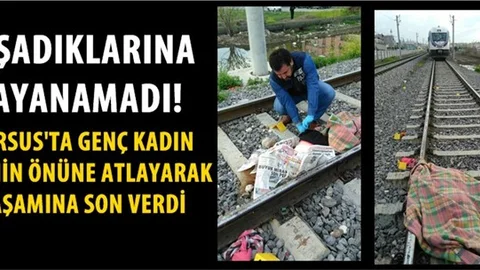 Trenin çarptığı kadın hayatını kaybetti