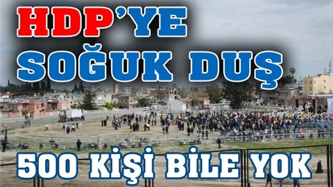 Tarsus’ta HDP’ye Soğuk Duş