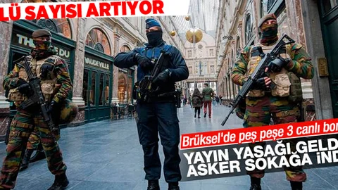 Belçika'da terör tehdidi alarmı en yüksek seviyede