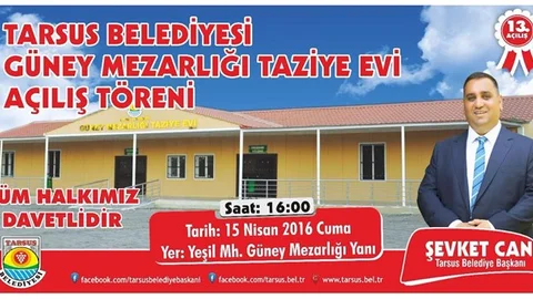 Tarsus Belediyesi’nin 13. Hizmeti