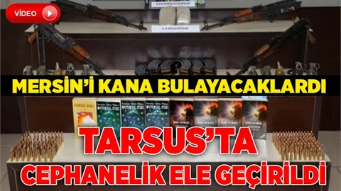 Tarsus'ta C-4 Patlayıcı, El Bombası Ele geçirildi