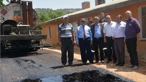 GÜLNAR’DA ASFALT SEZONU AÇILDI