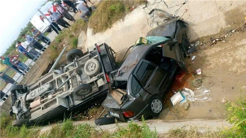 Mersin de Feci Kaza. Karı-Koca Hayatını kaybetti