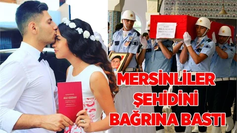 Şehit Polis Fırat Palamut’u son yolculuğuna binlerce kişi uğurladı