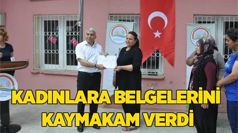 Mantar Yetiştiriciliği Kursunu Bitirenlere Sertifikaları Verildi