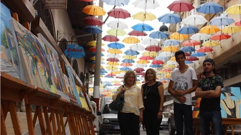 Cengiz Topel Lisesi’nin genç ressam öğrencileri