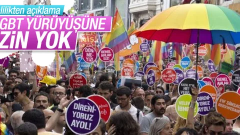 İstanbul Valiliği LGBT yürüyüşüne izin vermeyecek