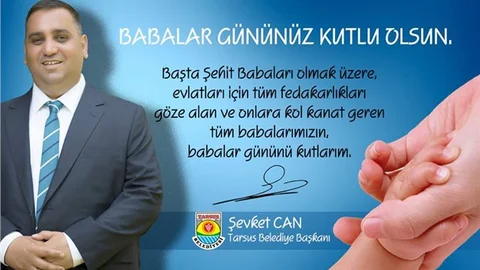BAŞKAN CAN BABALAR GÜNÜNÜ KUTLADI