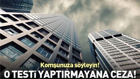 Deprem testi yaptırmayan komşuya dava