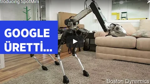 Boston Dynamics Zürafa Boyunlu Yeni Robotu