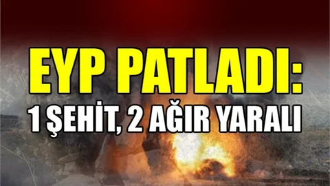 Bitlis Bombalı Saldırı; 1 Askerimiz Şehit, 2 Askerimiz Ağır Yaralı