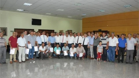 Tarsus'ta esnaflar tapularına kavuştu.