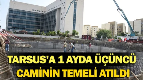 Bir Ayda Üçüncü Caminin Temeli Atıldı