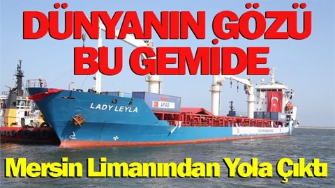 Lady Leyla Gazze'ye doğru yola çıktı