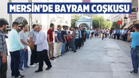 Mersin'de Bayram Coşkusu Devam Ediyor