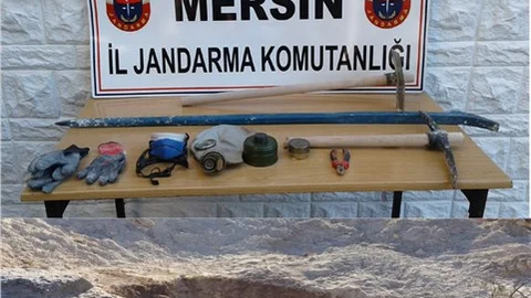 KAÇAK KAZIYA BASKIN