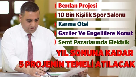 Başkan Can, “Yıl Sonuna Kadar 5 Önemli Projenin Temelini Atacağız”
