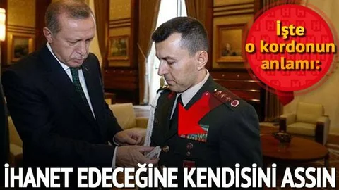 Yaverlerdeki o kordonun manidar anlamı