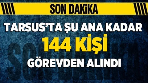 Tarsus'ta Kamuda Görevden Almalar