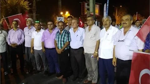 TARSUSLU MUHTARLARDA NÖBETE KATILDI