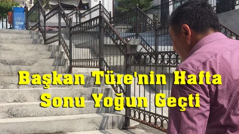 Mersin Anamaur Belediye Başkanı Türe'nin Hafta Sonu Yoğun Geçti