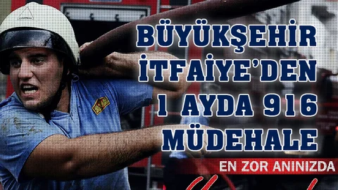 Mersin İtfaiyesi Gece Gündüz Olay Yerinde