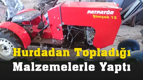 Bozyazı Tekelide Mustafa Şimşek Bir ilki gerçekleştirdi ilk yerli patpatör şimşeki üretdi