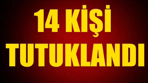 Mersin'de Birleşik Devrimci Parti Üyesi 14 Kişi Tutuklandı