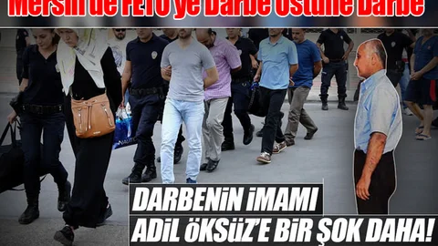 Mersin'de Adil Öksüz'ün yengesi ve 16 polis tutuklandı