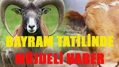 Kurban Bayramı Tatili Müjdesi