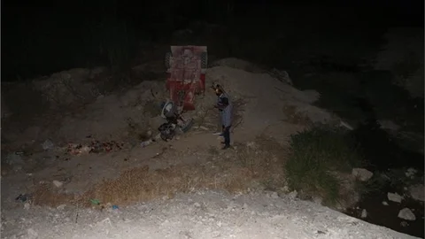 Mut'ta Taktak motoru uçuruma yuvarlandı 6 Yaralı