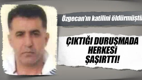 Katilini öldürdüğü Özgecan'ın fotoğrafı olan tişörtle duruşmaya çıktı